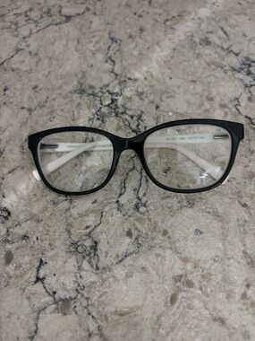 Armani Exchange Black and White Women's Eyeglasses Frames AX 3037 5204 53-17 140